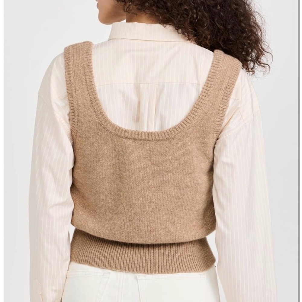 Astr The Label Guinevere Layered Sweater Vest Top 🤎 - Picture 4 of 8